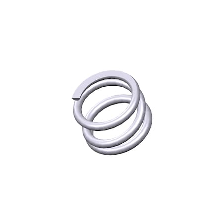 Approved Vendor Compression Spring, O=1.000, L= .66, W= .120 R G909972627